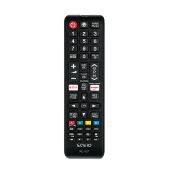Savio RC07 RC-07 do TV Samsung, TV, Sintonizador de TV, IR inalámbrico, Botones, Negro