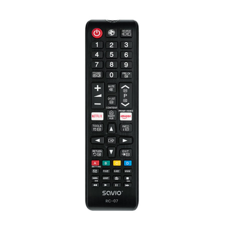 Savio RC-07 do TV Samsung mando a distancia IR inalámbrico TV, Sintonizador de TV Botones