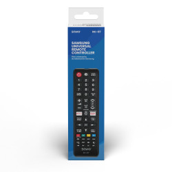 Savio RC07 RC-07 do TV Samsung, TV, Sintonizador de TV, IR inalámbrico, Botones, Negro 2