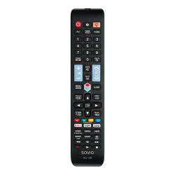 Savio RC09 RC-09 do TV Samsung - Smart TV, TV, IR inalámbrico, Botones, Negro