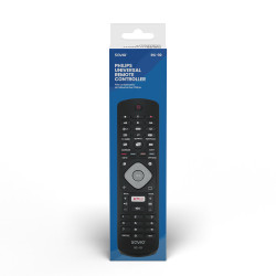 Savio RC10 RC-10 do TV Philips, TV, IR inalámbrico, Botones, Negro 2