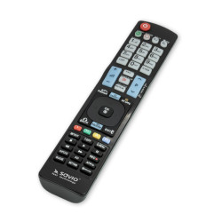 Savio RC-11 RC-11, TV, IR inalámbrico, Botones, Negro