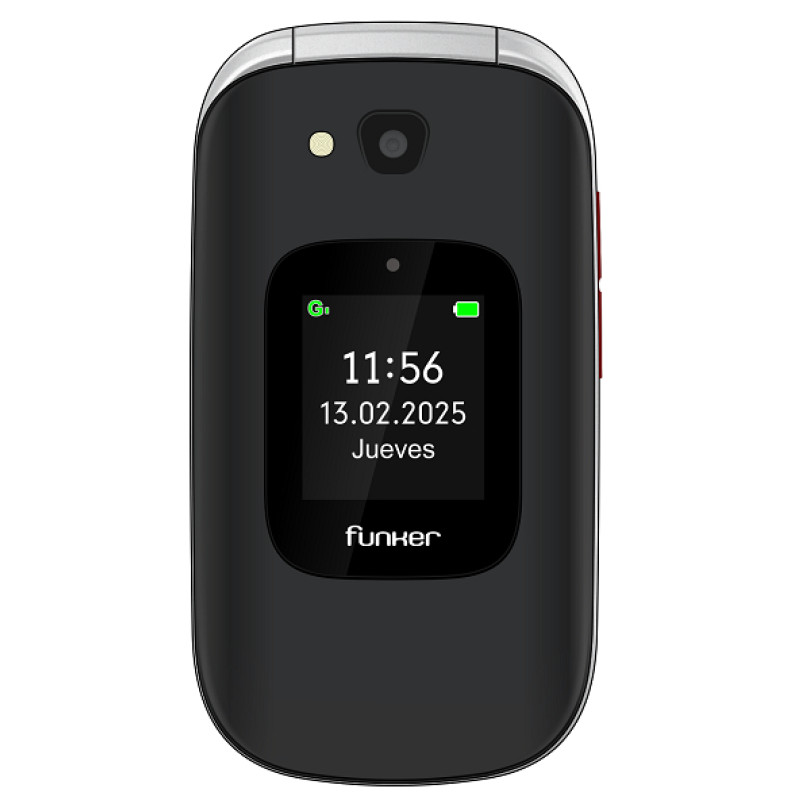 Funker E350 Max Audio 3 Plus 4G – Teléfono con tapa – Negro