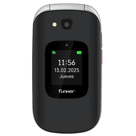 Funker E350 Max Audio 3 Plus 4G – Teléfono con tapa – Negro
