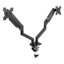 TooQ DB1434TNR-B DB1434TNR-B, Abrazadera/Atornillado, 20 kg, 33 cm (13"), 86,4 cm (34"), 100 x 100 mm, Negro