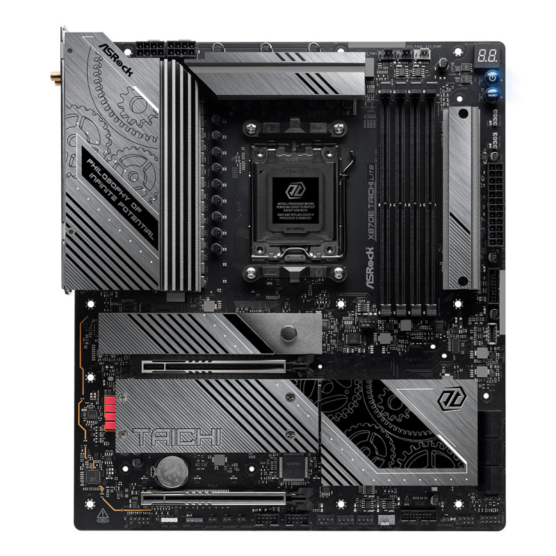 Asrock 90-MXBPA0-A0UAYZ 90-MXBPA0-A0UAYZ, AMD, Zócalo AM5, AMD Ryzen 7000 Series, AMD Ryzen 8000 Series, AMD Ryzen 9000