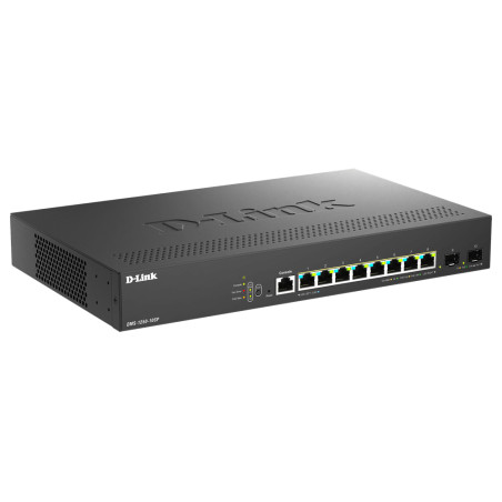 D-Link DMS-1250-10SP/E switch Gestionado 2.5G Ethernet (100/1000/2500) Energía sobre Ethernet (PoE) Negro