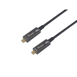Equip 119461 119461 Cable óptico activo USB-C a C, M/M, 5,0m, PD 60W, 4K/60Hz, 10Gbps, Vídeo+Datos+PD, 5 m, USB C, USB C, USB