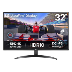 LG 32UR500K-B 32UR500K-B, 80 cm (31.5"), 3840 x 2160 Pixeles, 4K Ultra HD, LCD, 4 ms, Negro
