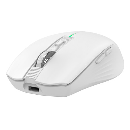 CoolBox GAMING RATON W01 BLANCO INALAMBRICO RECARGABLE 1600DPI SILENTCLICK
