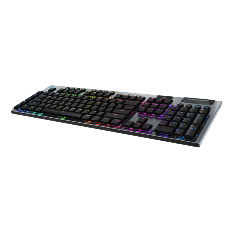 Logitech G 920-012671 G915 X LIGHTSPEED, Inalámbrico y alámbrico, RF Wireless + Bluetooth, Interruptor mecánico, QWERTZ,