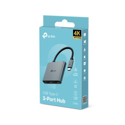 TP-Link UH3020C UH3020C, USB Tipo C, HDMI, USB 3.2 Gen 1 (3.1 Gen 1) Type-A, USB Tipo C, 5000 Mbit/s, 60 Hz, 2160p, 4096 x 2160 2