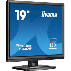 iiyama ProLite E1980S-B1 pantalla para PC 48,3 cm (19") 1280 x 1024 Pixeles VGA LED Negro