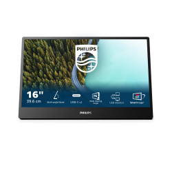 Philips 16B1P3302D/00 3000 series 16B1P3302D/00, 39,6 cm (15.6"), 1920 x 1080 Pixeles, Full HD, LED, 4 ms, Negro