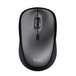 Trust 24549 Yvi+, mano derecha, Óptico, RF inalámbrico, 1600 DPI, Negro 2