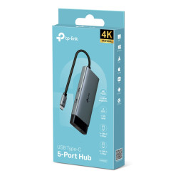 TP-Link UH5020C UH5020C, USB Tipo C, HDMI, USB 3.2 Gen 1 (3.1 Gen 1) Type-A, USB Tipo C, 5000 Mbit/s, 60 Hz, 2160p, 4096 x 2160 2