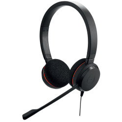 Jabra 4999-823-169 Evolve 20, Alámbrico, 150 - 7000 Hz, Oficina/Centro de llamadas, 132 g, Auriculares, Negro