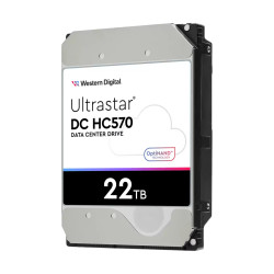Western Digital 0F48155 Ultrastar DC HC570, 22 TB, 7200 RPM, 512 MB, 3.5", Serial ATA III 2