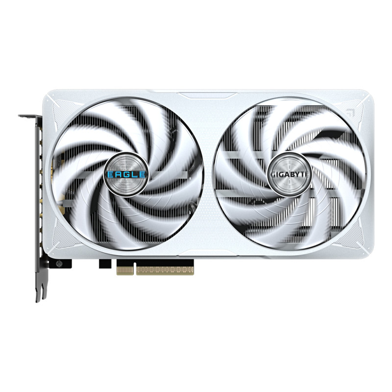 GIGABYTE GeForce RTX 5060 Ti EAGLE OC ICE 8G Tarjeta Gráfica – 8 GB GDDR7, 128 bits, PCI-E 5.0, 2617 MHz Frecuencia del núcleo, 