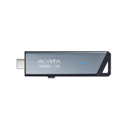 ADATA AELI-UE800-1T-CSG UE800, 1 TB, USB Tipo C, 3.2 Gen 2 (3.1 Gen 2), 1000 MB/s, Deslizar, Plata