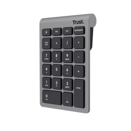 Trust Xalas teclado numérico Portátil/PC RF inalámbrico Plata