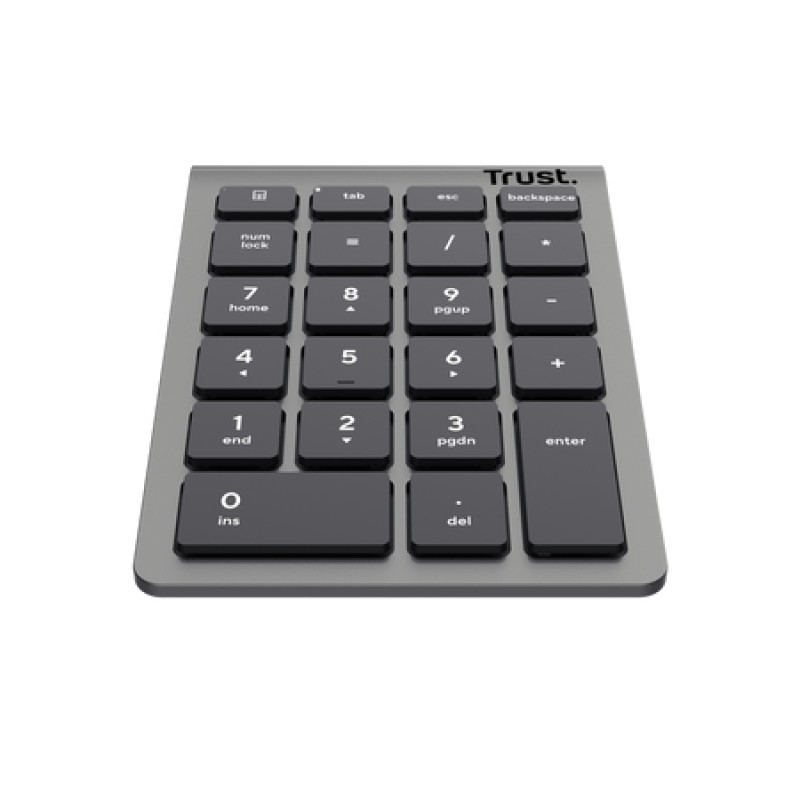 Trust Xalas teclado numérico Portátil/PC RF inalámbrico Plata