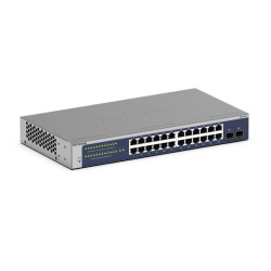 NETGEAR GS724T-600EUS GS724Tv6, Gestionado, L2+/L3, Gigabit Ethernet (10/100/1000), Bidireccional completo (Full duplex),