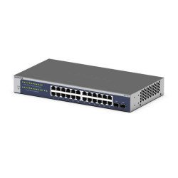 NETGEAR GS724T-600EUS GS724Tv6, Gestionado, L2+/L3, Gigabit Ethernet (10/100/1000), Bidireccional completo (Full duplex), 2