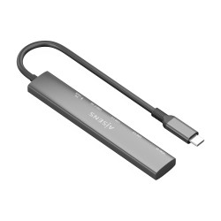 AISENS USB-C Dock 5 en 1, USB-C A, 1x HDMI 2x USB-A, 1x USB-C, 1x USB-C PD, Gris, 15cm 2