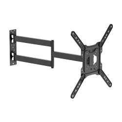 AISENS WT65TSLE-383 Soporte Eco Giratorio, Inclinable y Nivelable para Monitor/TV 35kg de 23"-65", Negro, 75 x 75 mm, 400 x 400