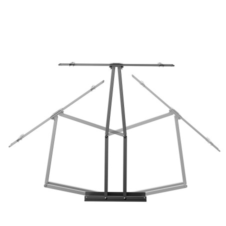 AISENS Soporte Eco Giratorio, Inclinable y Nivelable para Monitor/TV 60kg de 43"-90", Negro
