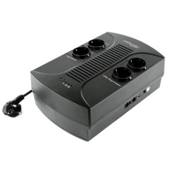 EnerGenie EG-UPS-001 sistema de alimentación ininterrumpida (UPS) Línea interactiva 0,65 kVA 390 W 4 salidas AC