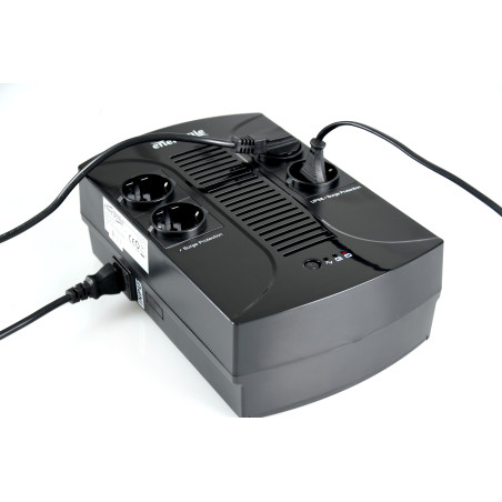 EnerGenie EG-UPS-001 sistema de alimentación ininterrumpida (UPS) Línea interactiva 0,65 kVA 390 W 4 salidas AC