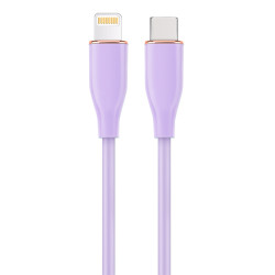 Gembird CC-USB2S-CM8PM-1.5M-P cable de conector Lightning 1,5 m Violeta
