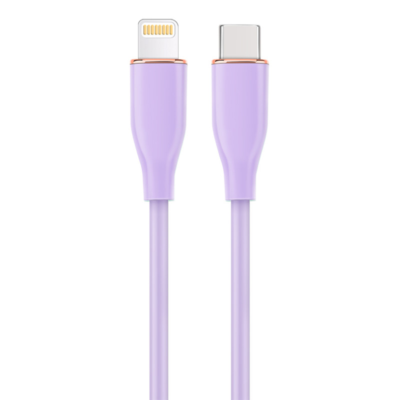 Gembird CC-USB2S-CM8PM-1.5M-P cable de conector Lightning 1,5 m Violeta