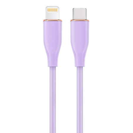 Gembird CC-USB2S-CM8PM-1.5M-P cable de conector Lightning 1,5 m Violeta