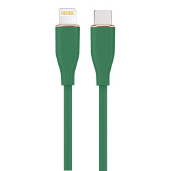 Gembird CC-USB2S-CM8PM-1.5M-G cable de conector Lightning 1,5 m Verde