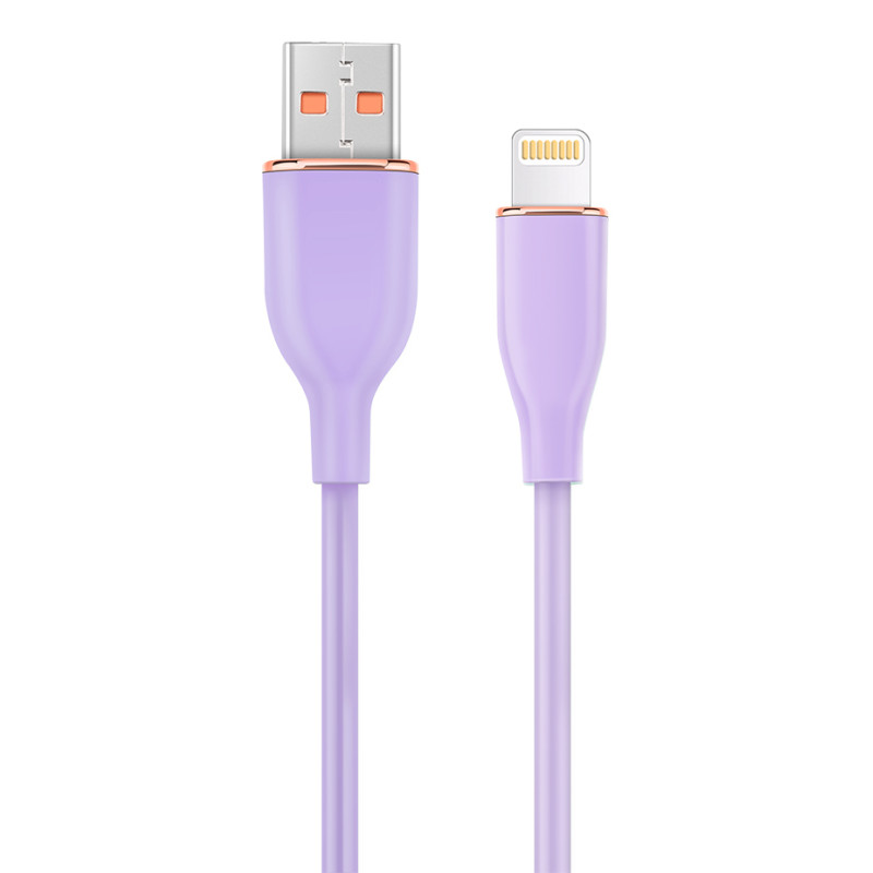 Gembird CC-USB2S-AM8PM-1.5M-P cable de conector Lightning 1,5 m Violeta