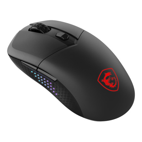 MSI VERSA 300 ELITE WIRELESS ratón Juego mano derecha RF Wireless + Bluetooth + USB Type-C Óptico 26000 DPI