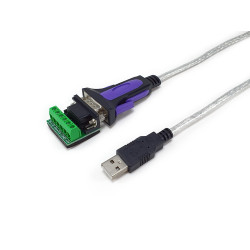 Equip Cable adaptador USB-A a serie RS-422/485 DB9 2