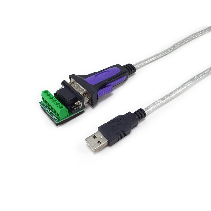 Equip Cable adaptador USB-A a serie RS-422/485 DB9