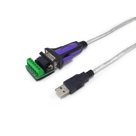 Equip Cable adaptador USB-A a serie RS-422/485 DB9