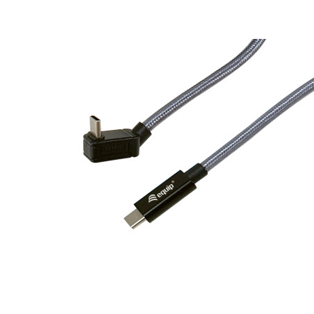 Equip 128422 Cable USB 3.2 Gen 2x2 C a conector C U, 2,0m, negro, M/M, PD240W, 4K/60Hz, 20Gbps