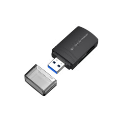 Conceptronic BIAN06B BIAN06B, MicroSD (TransFlash), MicroSDHC, MicroSDXC, SD, SDHC, SDXC, Negro, 5000 Mbit/s, USB 3.2 Gen 1