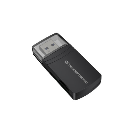 Conceptronic BIAN06B lector de tarjeta USB 3.2 Gen 1 (3.1 Gen 1) Type-A Negro