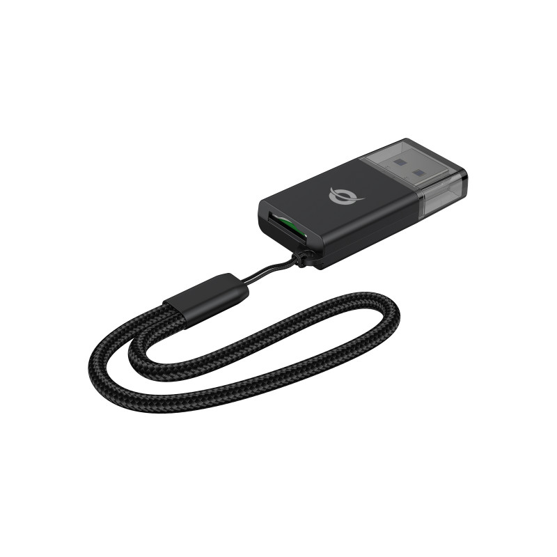 Conceptronic BIAN07B lector de tarjeta USB 3.2 Gen 1 (3.1 Gen 1) Type-A Negro