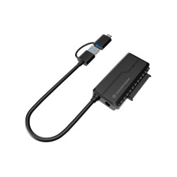 Conceptronic ABBY21B cambiador de género para cable USB Type-A SATA 22-pin Negro 2