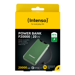 Intenso 7332057 7332057, 20000 mAh, Polímero de litio, Power Delivery, Quick Charge 3.0, 20 W, Verde 2