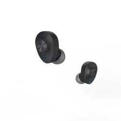 Hama 00184161 Freedom Buddy, True Wireless Stereo (TWS), Llamadas/Música, 20 - 20000 Hz, 38 g, Auriculares, Negro, Gris