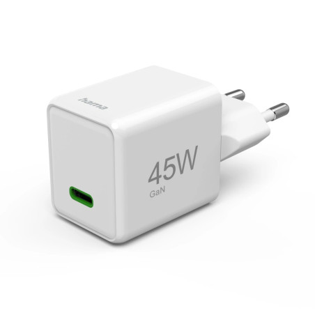 Hama 00201983 cargador de dispositivo móvil Auriculares, Portátil, Batería portátil, Smartphone, Tableta Blanco Corriente altern